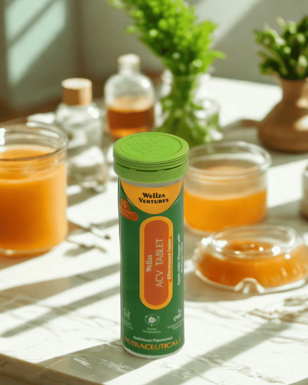 Wellza ACV Tablets – Clean Digestion, Natural Energy, Daily Detox