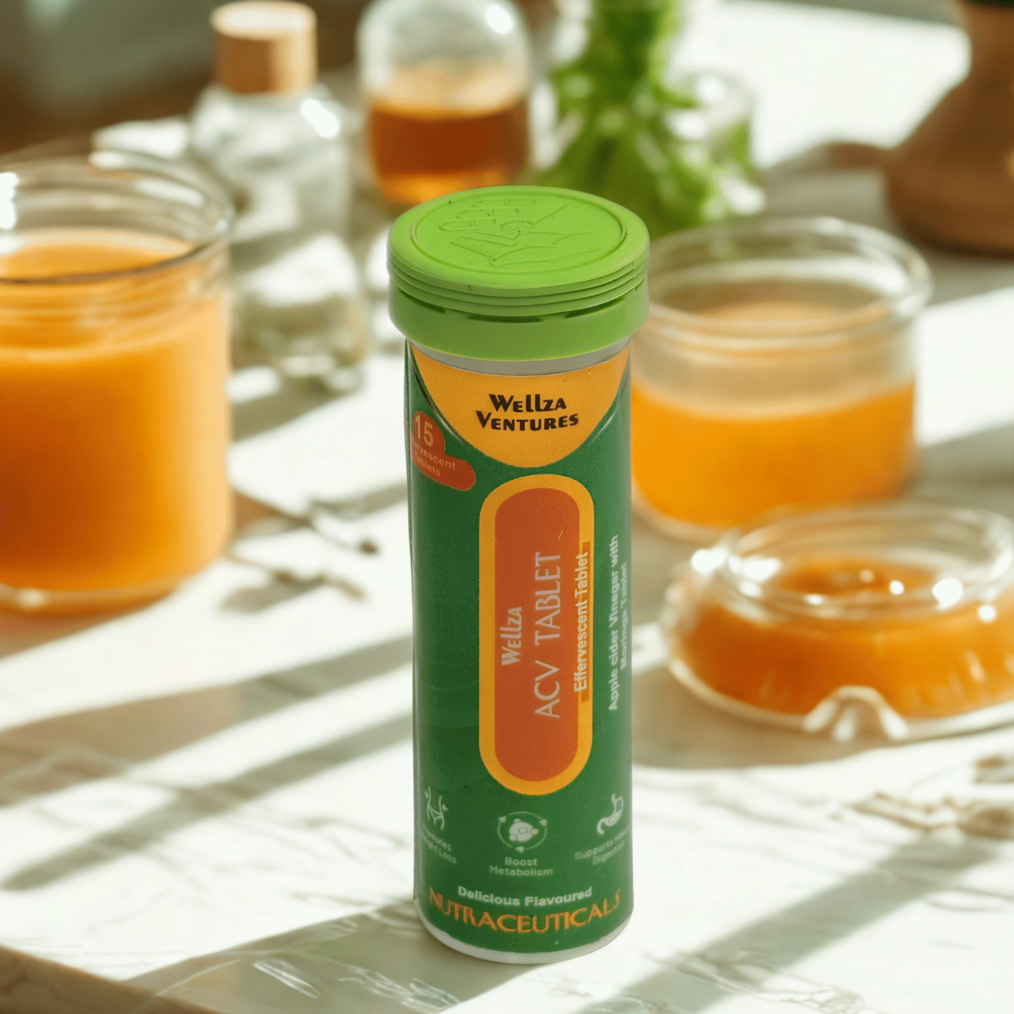Wellza Apple Cider Vinegar (ACV) Tablets