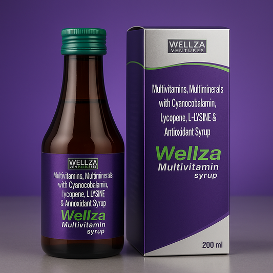 🛒 Wellza Multivitamin Syrup — Your Daily Dose of Vitality