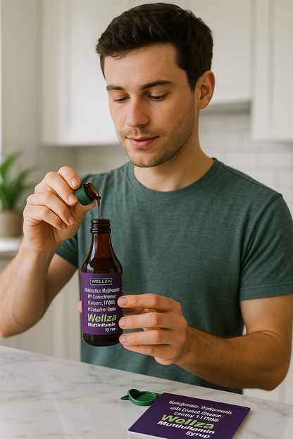 🛒 Wellza Multivitamin Syrup — Your Daily Dose of Vitality