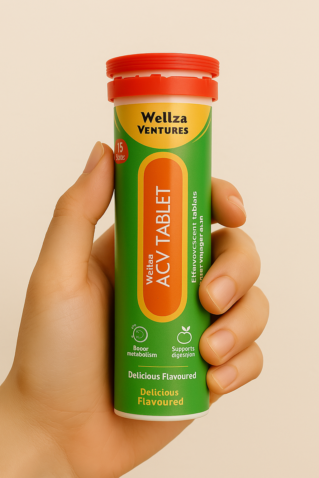 Wellza ACV Tablets – Clean Digestion, Natural Energy, Daily Detox