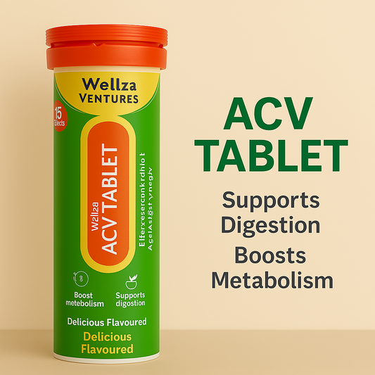 Wellza ACV Tablets – Clean Digestion, Natural Energy, Daily Detox