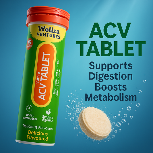 Wellza ACV Tablets – Clean Digestion, Natural Energy, Daily Detox