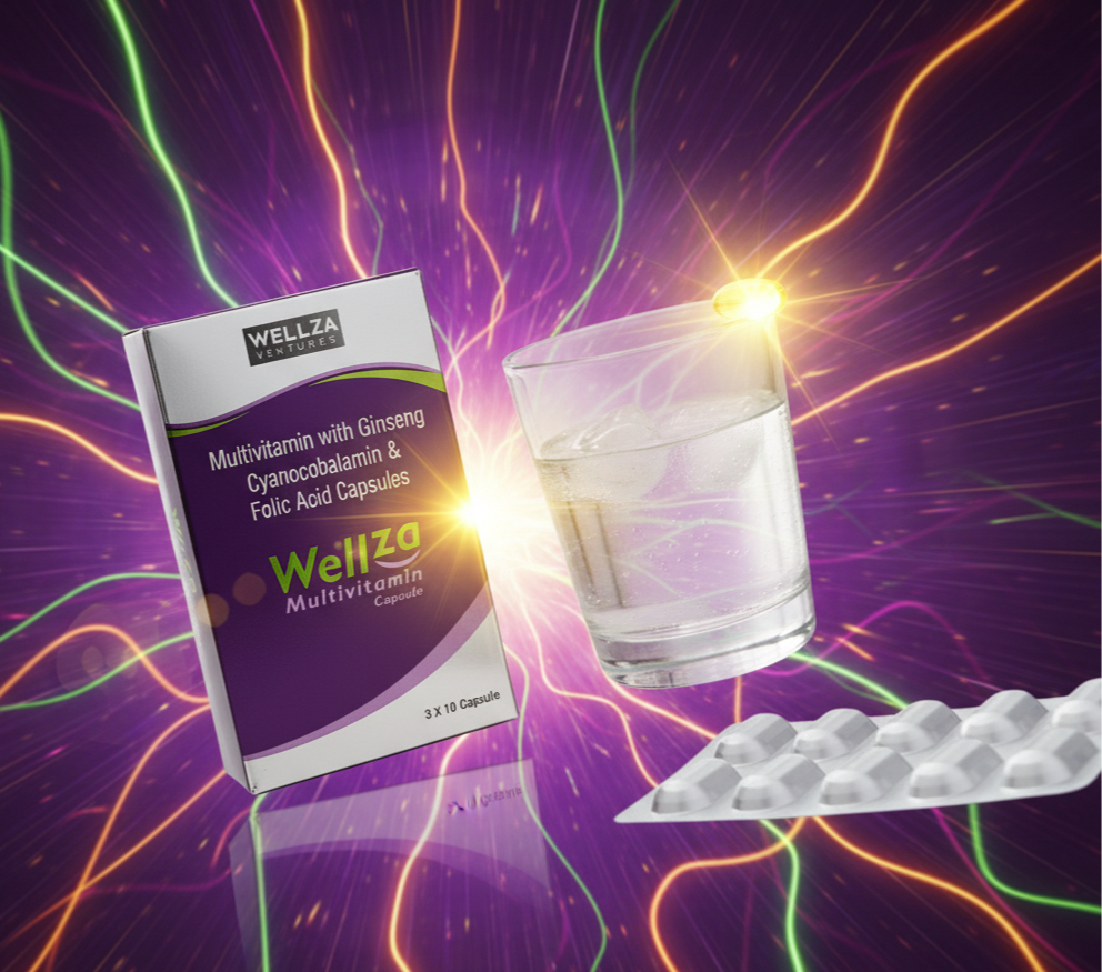 Wellza Multivitamin – Energy & Immunity Support