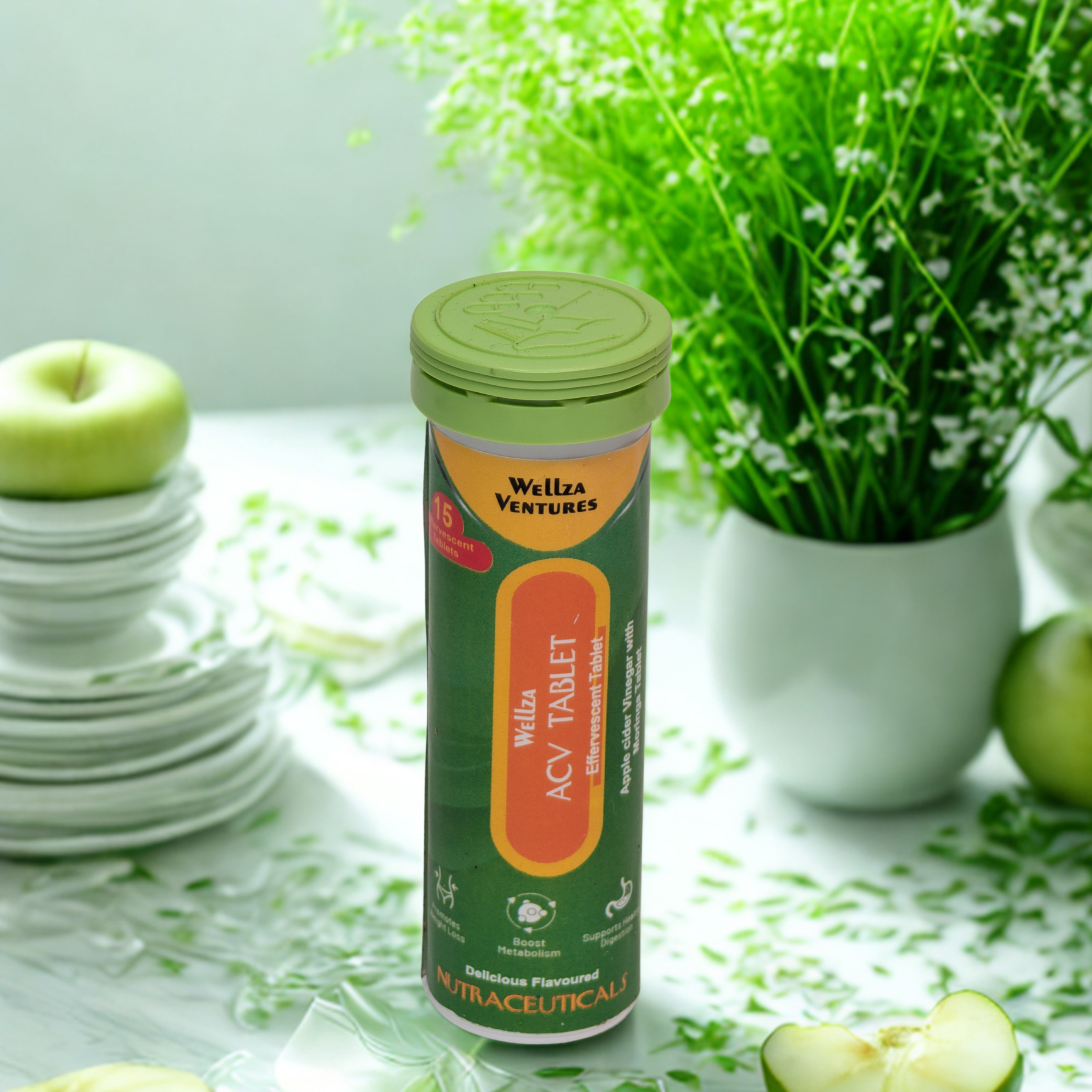 Wellza Apple Cider Vinegar (ACV) Tablets