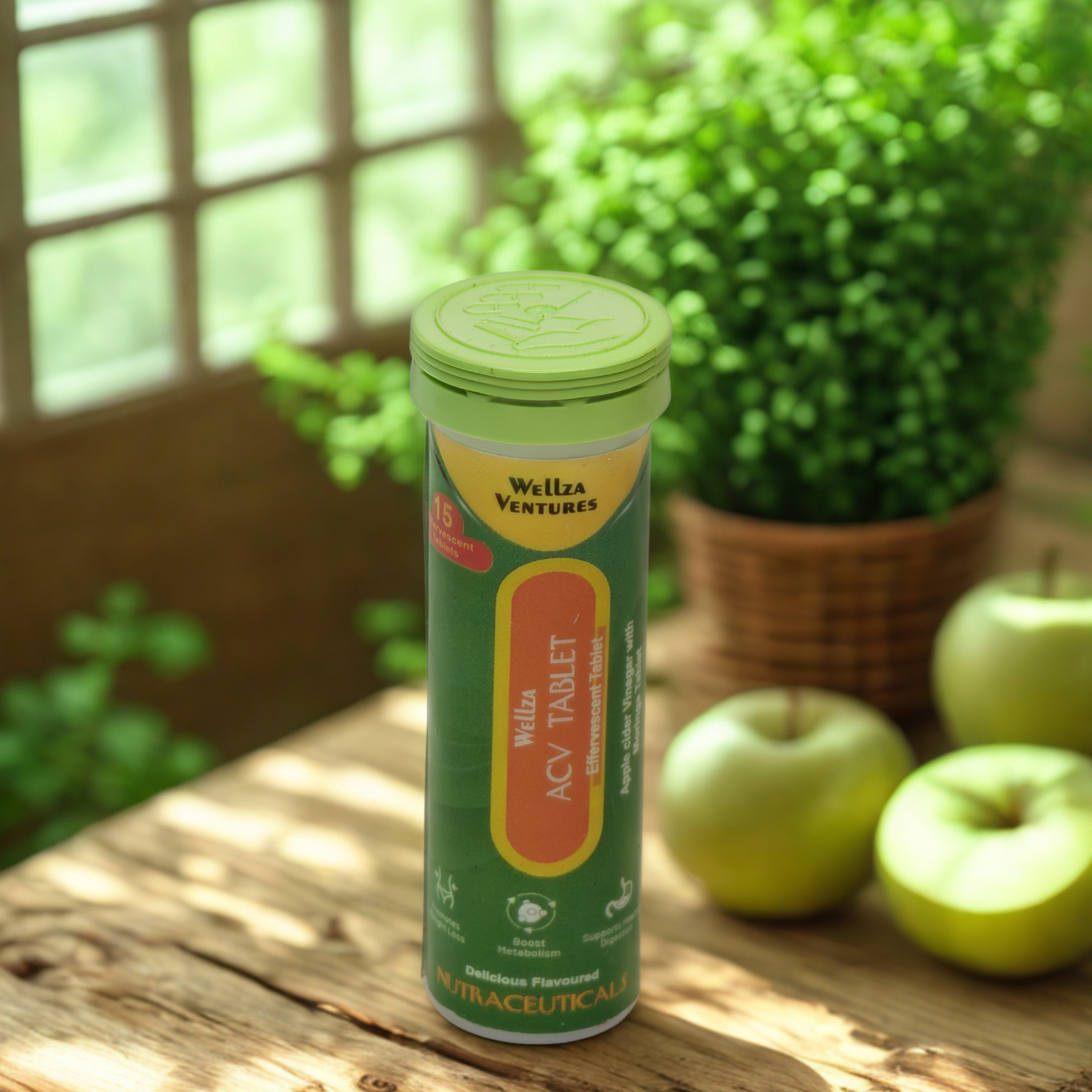 Wellza Apple Cider Vinegar (ACV) Tablets